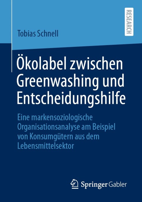 Cover image for book Ökolabel zwischen Greenwashing und Entscheidungshilfe