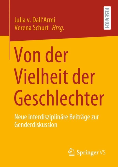 Cover image for book Von der Vielheit der Geschlechter
