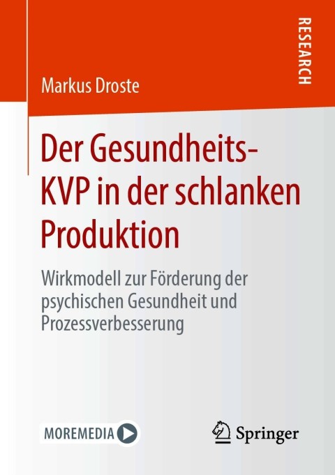 Cover image for book Der Gesundheits-KVP in der schlanken Produktion