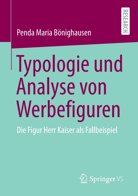 Cover image for book Typologie und Analyse von Werbefiguren