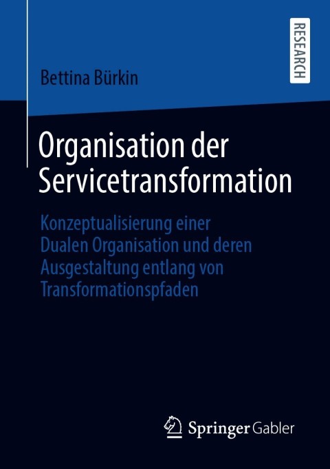 Cover image for book Organisation der Servicetransformation