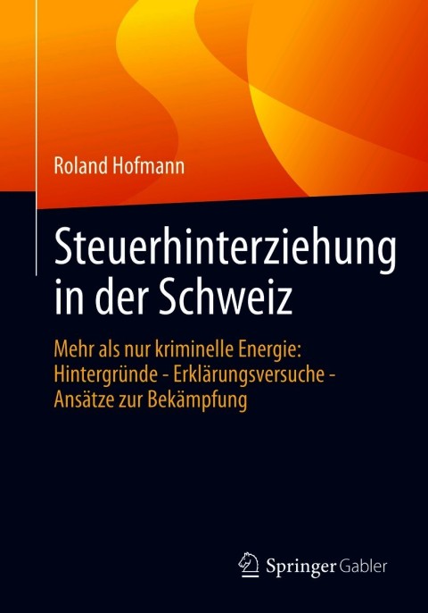 Cover image for book Steuerhinterziehung in der Schweiz