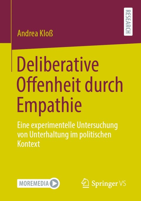 Cover image for book Deliberative Offenheit durch Empathie
