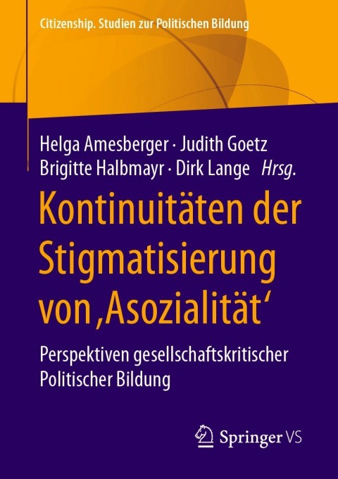 Cover image for book Kontinuitäten der Stigmatisierung von ,Asozialität'