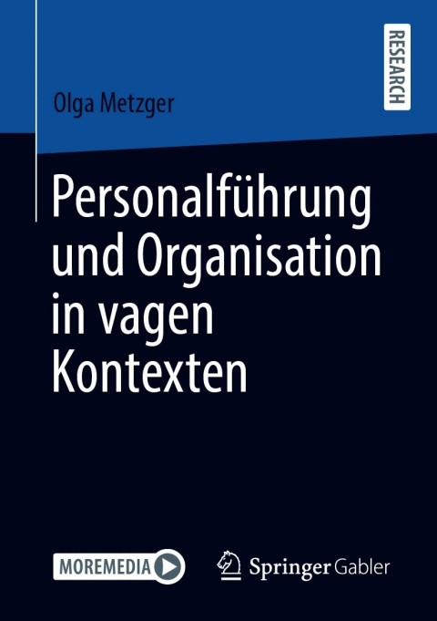 Cover image for book Personalführung und Organisation in vagen Kontexten