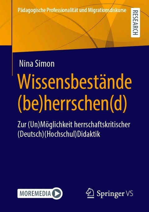 Cover image for book Wissensbestände (be)herrschen(d)