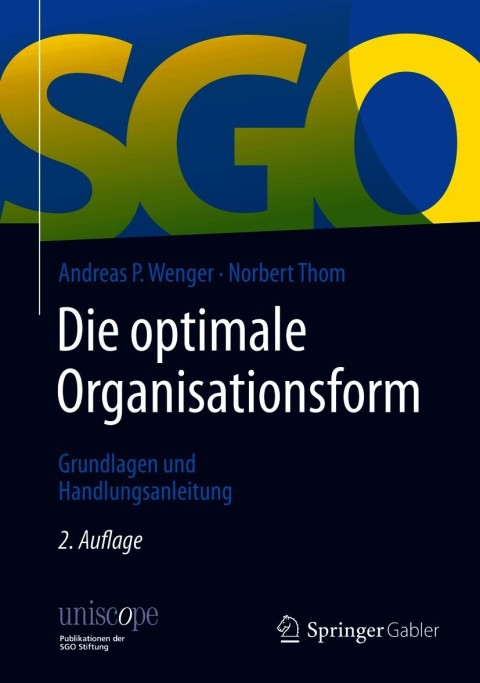 Cover image for book Die optimale Organisationsform