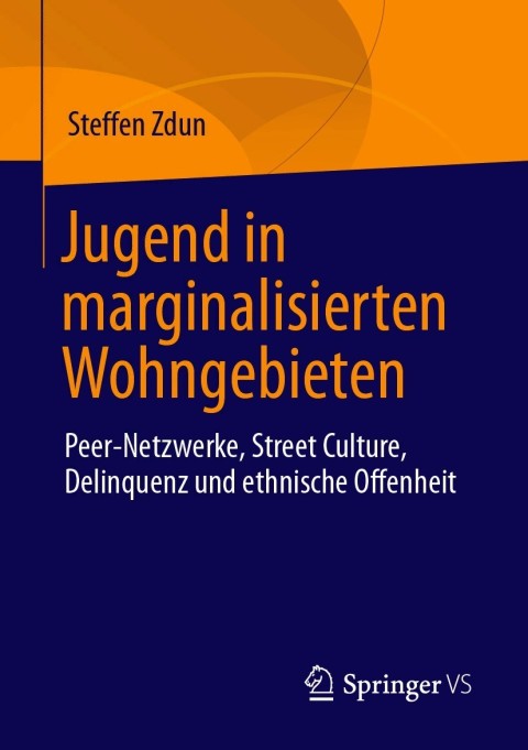 Cover image for book Jugend in marginalisierten Wohngebieten