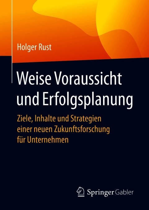 Cover image for book Weise Voraussicht und Erfolgsplanung