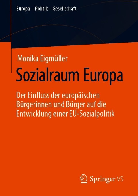Cover image for book Sozialraum Europa