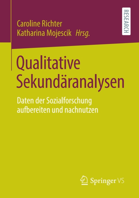 Cover image for book Qualitative Sekundäranalysen