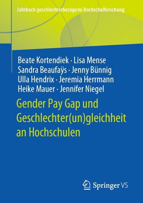 Cover image for book Gender Pay Gap und Geschlechter(un)gleichheit an Hochschulen