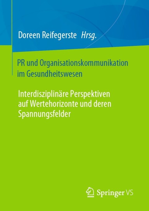 Cover image for book PR und Organisationskommunikation im Gesundheitswesen