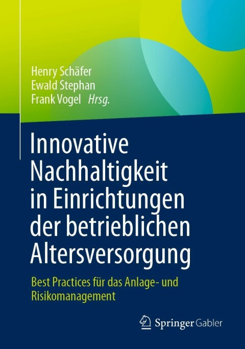Cover image for book Innovative Nachhaltigkeit in Einrichtungen der betrieblichen Altersversorgung