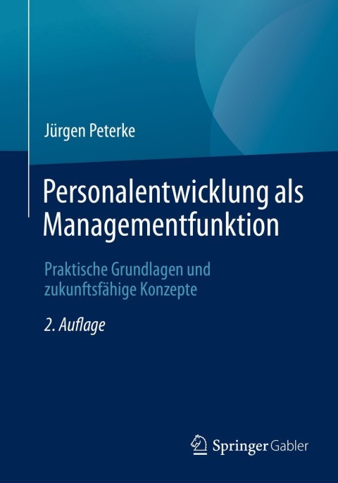 Cover image for book Personalentwicklung als Managementfunktion