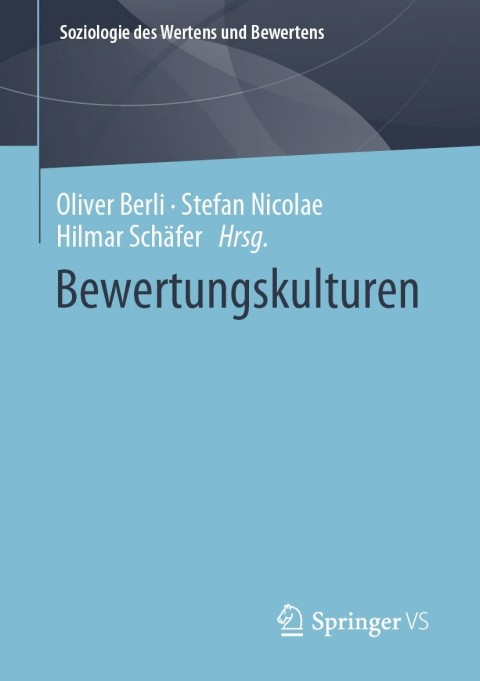 Cover image for book Bewertungskulturen