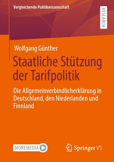 Cover image for book Staatliche Stützung der Tarifpolitik