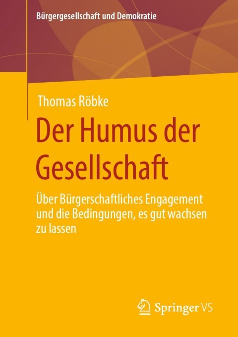 Cover image for book Der Humus der Gesellschaft