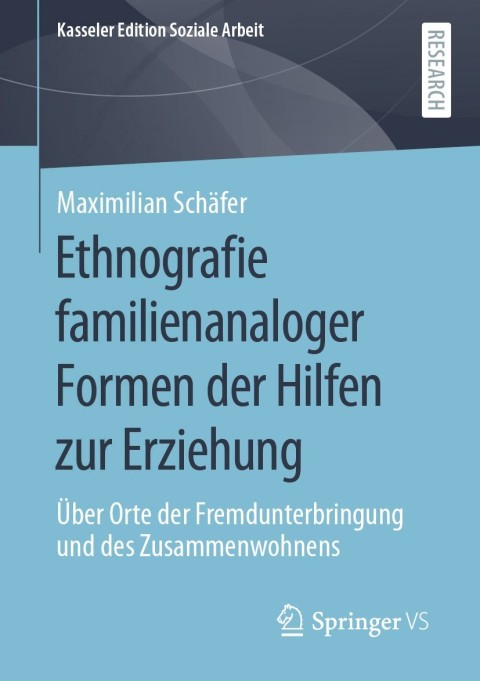 Cover image for book Ethnografie familienanaloger Formen der Hilfen zur Erziehung