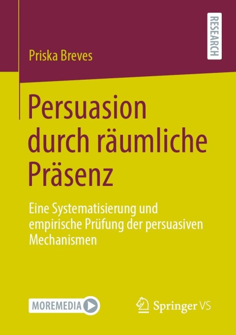 Cover image for book Persuasion durch räumliche Präsenz