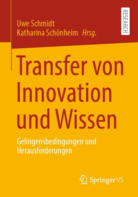 Cover image for book Transfer von Innovation und Wissen