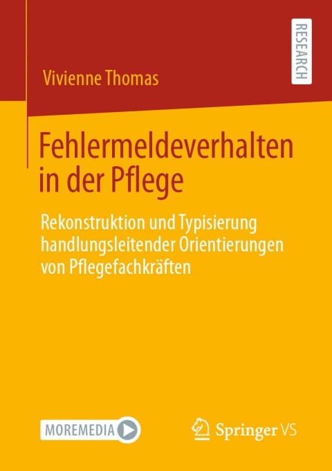 Cover image for book Fehlermeldeverhalten in der Pflege