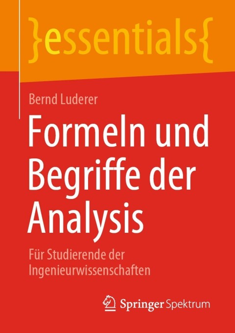 Formeln und Begriffe der Analysis 