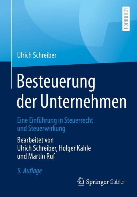 Cover image for book Besteuerung der Unternehmen
