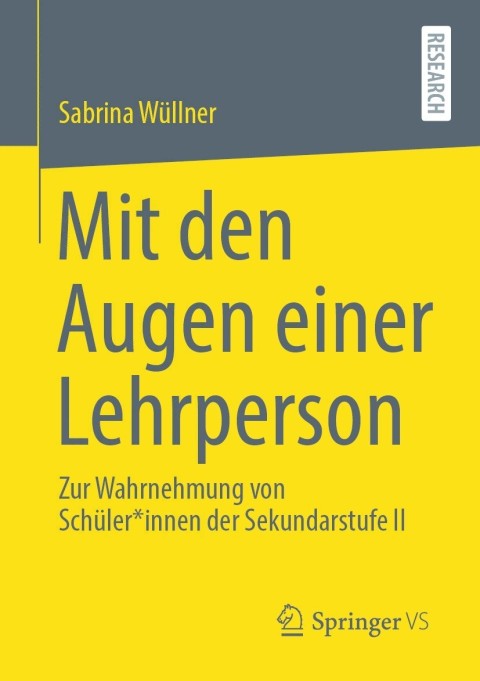Cover image for book Mit den Augen einer Lehrperson