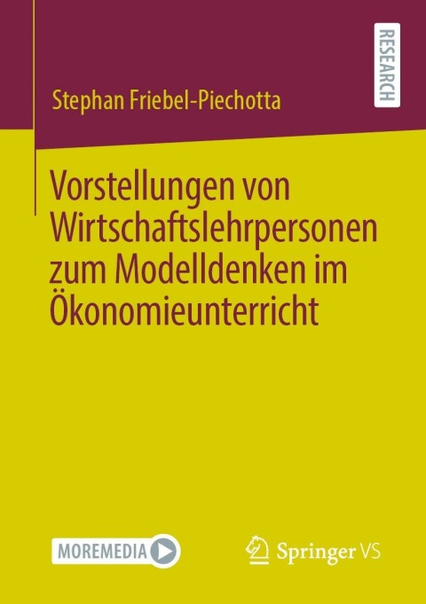 Cover image for book Vorstellungen von Wirtschaftslehrpersonen zum Modelldenken im Ökonomieunterricht