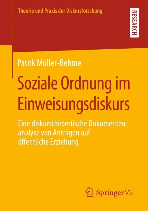 Cover image for book Soziale Ordnung im Einweisungsdiskurs