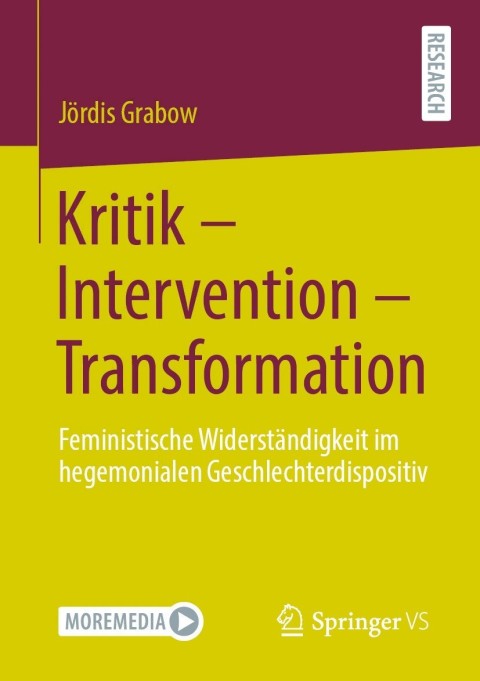 Cover image for book Kritik – Intervention – Transformation