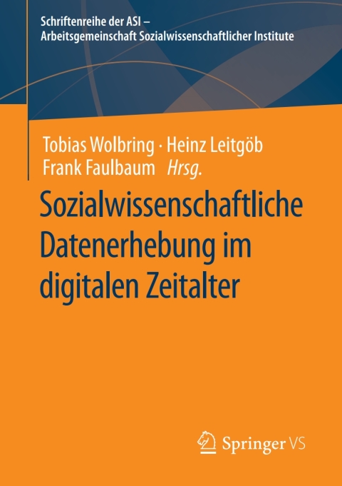Cover image for book Sozialwissenschaftliche Datenerhebung im digitalen Zeitalter