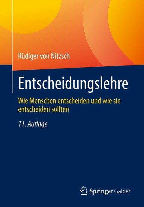 Cover image for book Entscheidungslehre