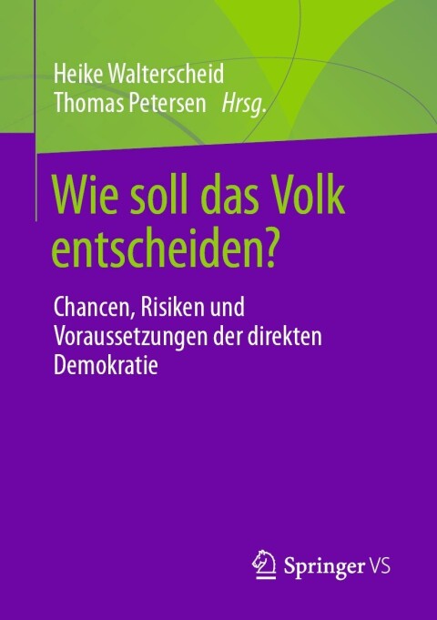 Cover image for book Wie soll das Volk entscheiden?