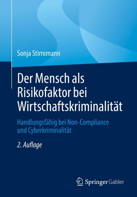 Cover image for book Der Mensch als Risikofaktor bei Wirtschaftskriminalität