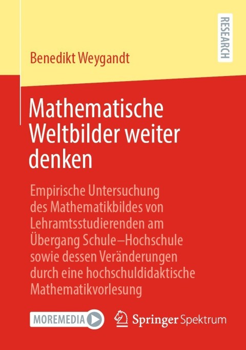 Cover image for book Mathematische Weltbilder weiter denken