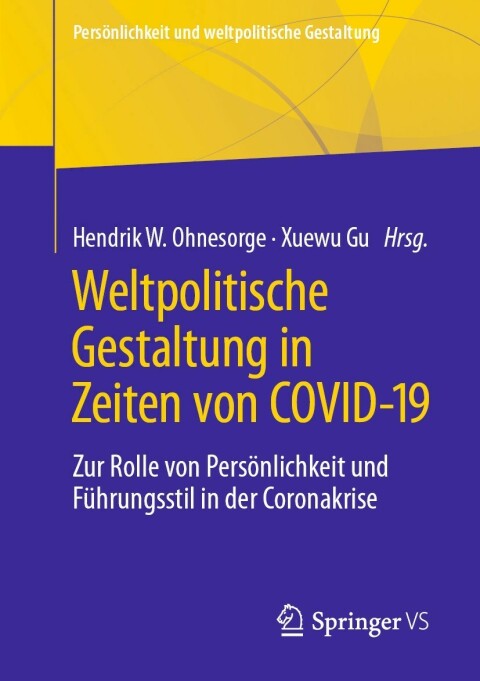 Cover image for book Weltpolitische Gestaltung in Zeiten von COVID-19