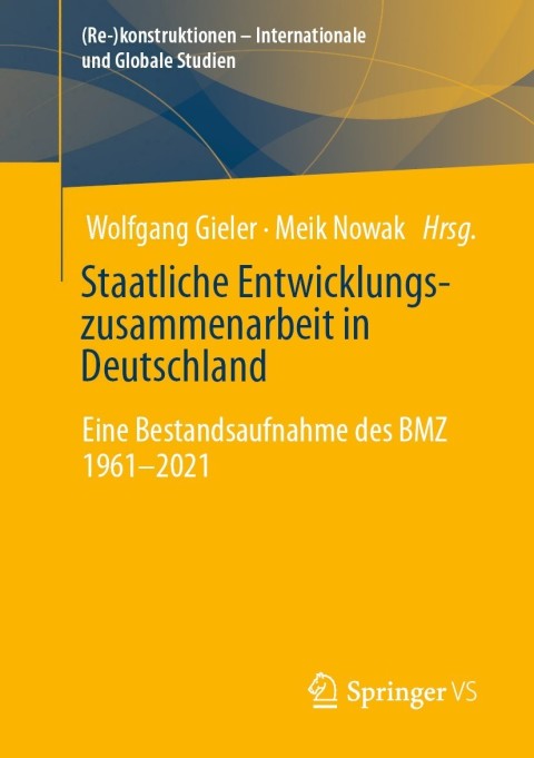 Cover image for book Staatliche Entwicklungszusammenarbeit in Deutschland
