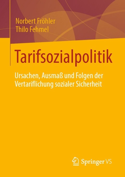 Cover image for book Tarifsozialpolitik
