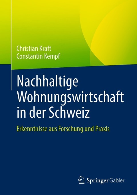 Cover image for book Nachhaltige Wohnungswirtschaft in der Schweiz