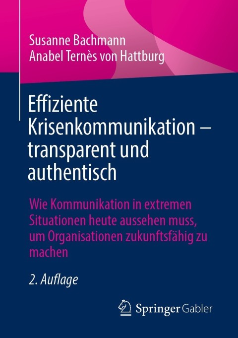 Cover image for book Effiziente Krisenkommunikation – transparent und authentisch