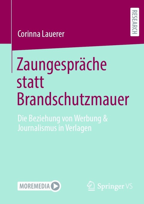 Cover image for book Zaungespräche statt Brandschutzmauer