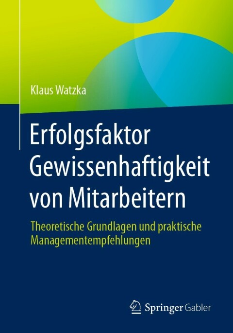 Cover image for book Erfolgsfaktor Gewissenhaftigkeit von Mitarbeitern