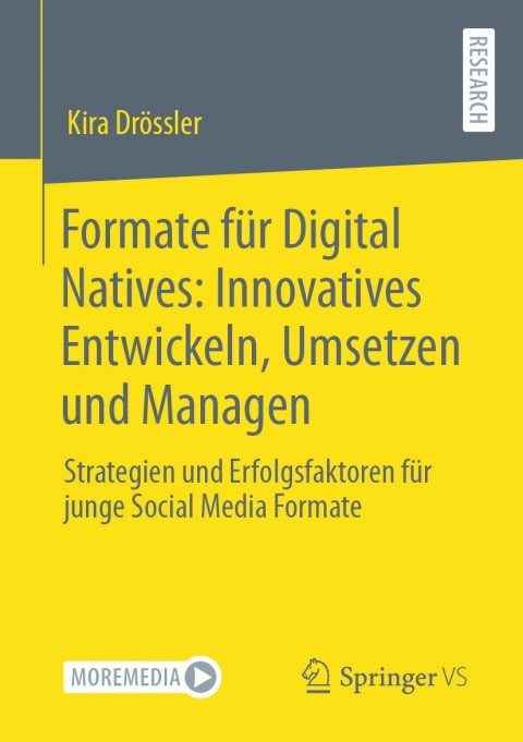 Cover image for book Formate für Digital Natives: Innovatives Entwickeln, Umsetzen und Managen
