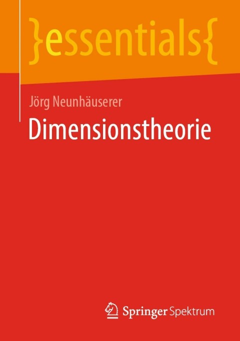 Cover image for book Dimensionstheorie
