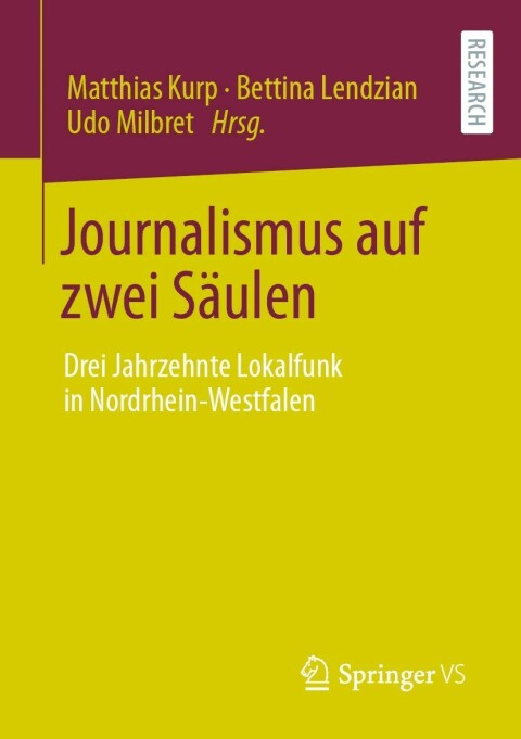 Cover image for book Journalismus auf zwei Säulen