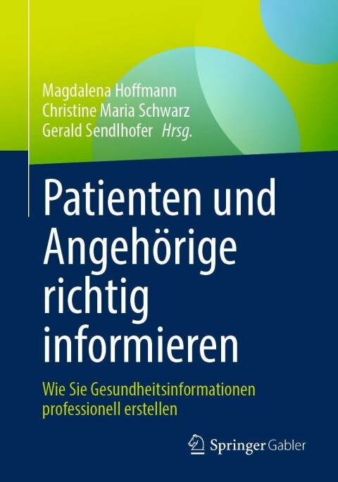 Cover image for book Patienten und Angehörige richtig informieren