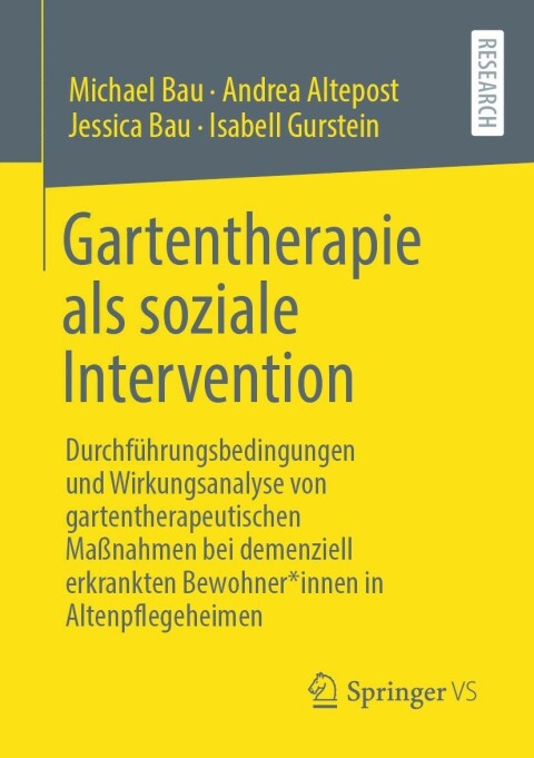 Cover image for book Gartentherapie als soziale Intervention