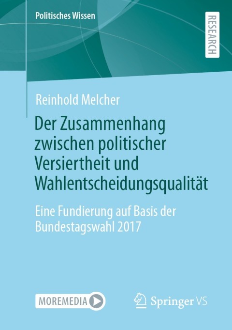 Cover image for book Der Zusammenhang zwischen politischer Versiertheit und Wahlentscheidungsqualität